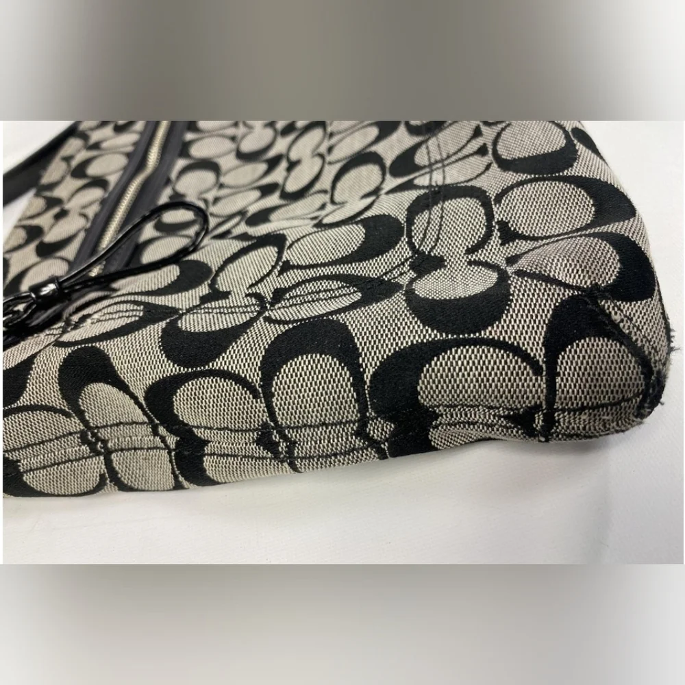 Coach Signature Hippie Handbag - Picture 5 of 7